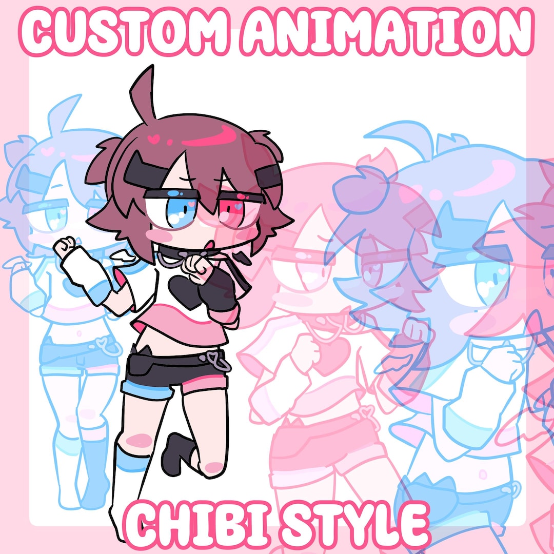 Chibi Custom Character Animation - Etsy