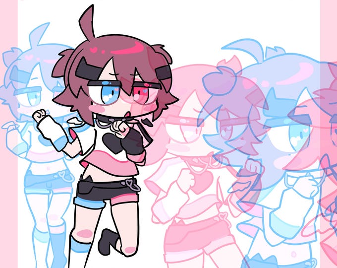 Discrimination Chibi Animation Chibi Custom Character Animation - Etsy Canada