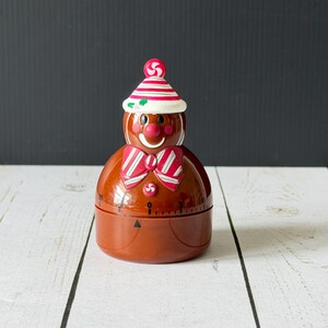 Vintage Gingerbread Man Kitchen Mechanical Timer Working Condition