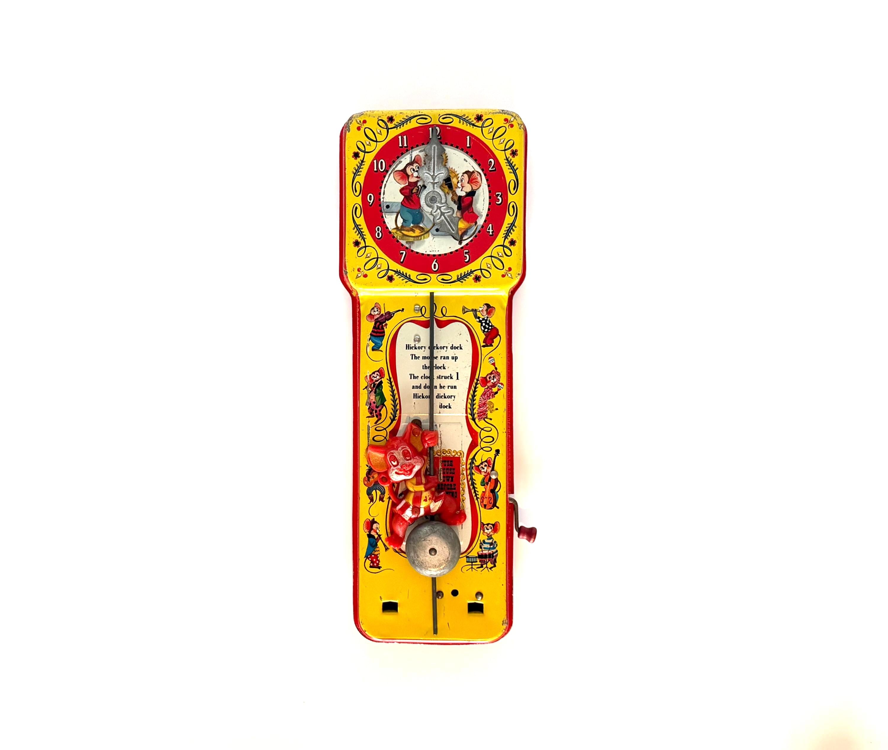 Tin Toy Clock - Etsy
