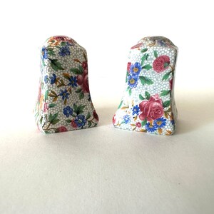 Vintage Royal Winton Grimwades Salt and Pepper Shakers Summertime Pattern