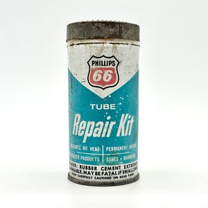 Phillips 66 Tube Repair Kit Advertising Tin | Automobile Memorabilia | Collectible Advertising Tin
