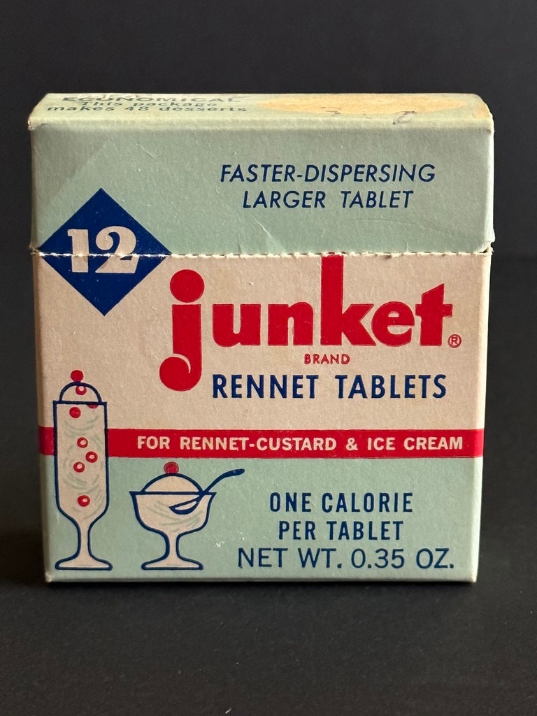 Vintage Junket Tablets Box Tablets Recipe Booklet Etsy