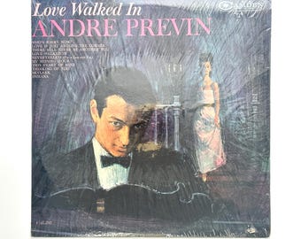 Rare Andre Previn Love Walks In 12 Inch 33 RPM, Jazz Music, Easy Listening Music, Piano