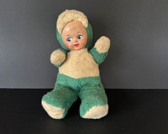 Vintage Rubber Face Doll Stuffed With Sawdust