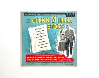 The Glenn Miller Story Movie Soundtrack Vinyl Record, Mid-Century Vinyl, Decca Records