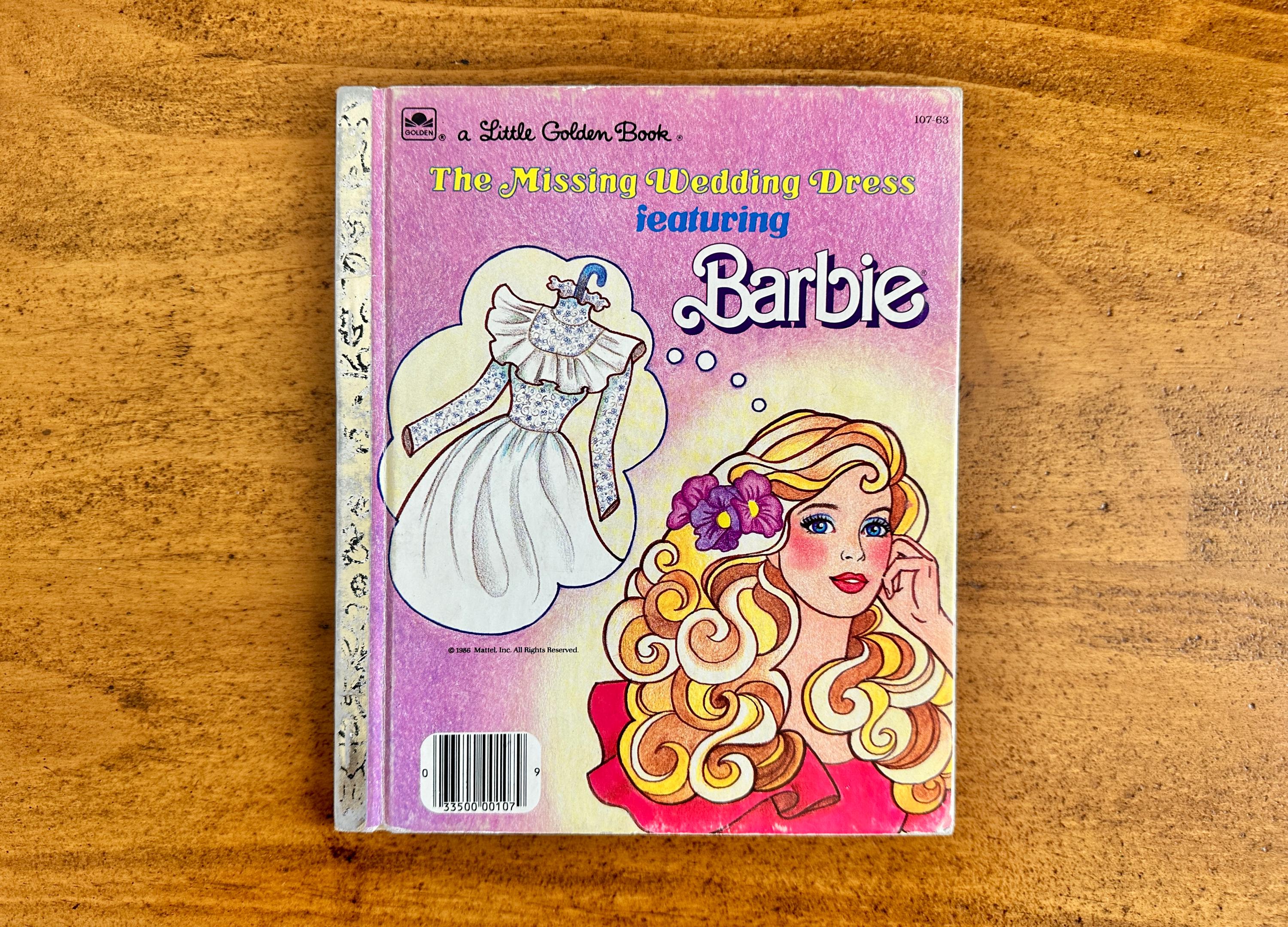 The Missing Wedding Dress Featuring Barbie - a Little Golden Boook