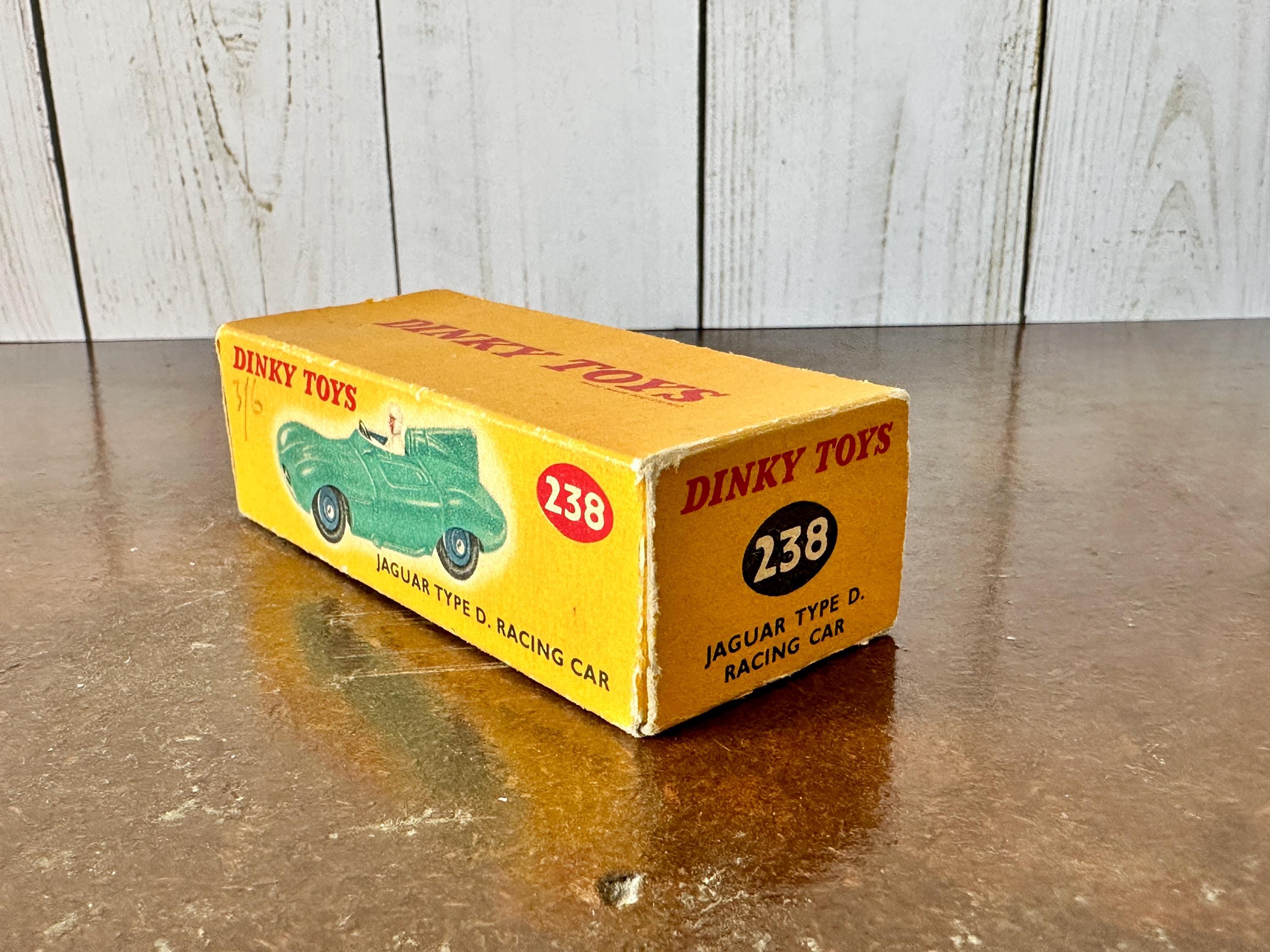 Dinky Toys 238 Jaguar Type D Racing Car in Original Box, Diecast