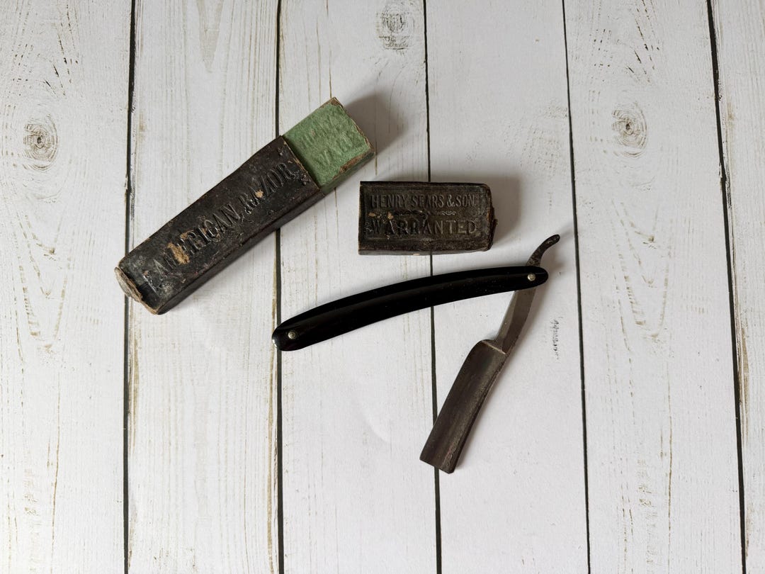 Antique Henry Sears & Son Straight Razor With Original Box - Etsy