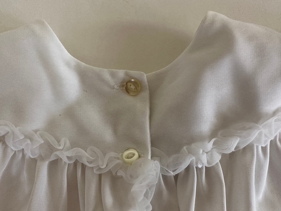 Vintage 1960s Baby White Dress - image 5