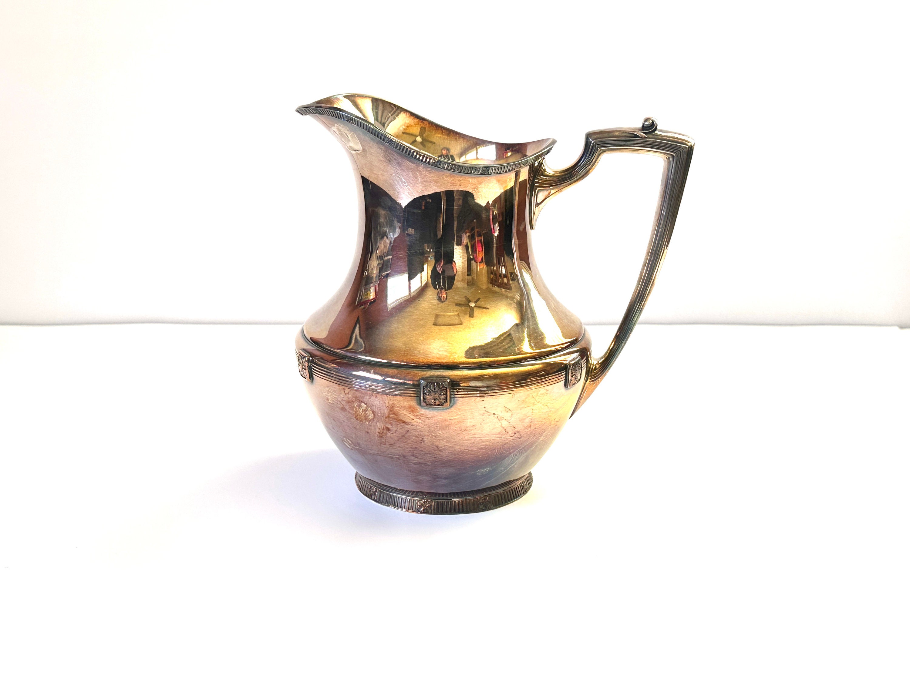 Essex Silver Co. Quadruple Plate Silver Pitcher E1617 - Etsy