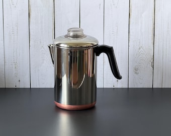 Vintage Revere Ware Coffee Percolator