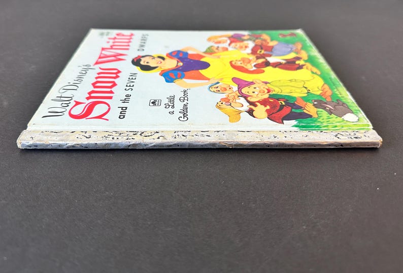 Walt Disney's Snow White and the Seven Dwarfs - A Little Golden Book - Etsy