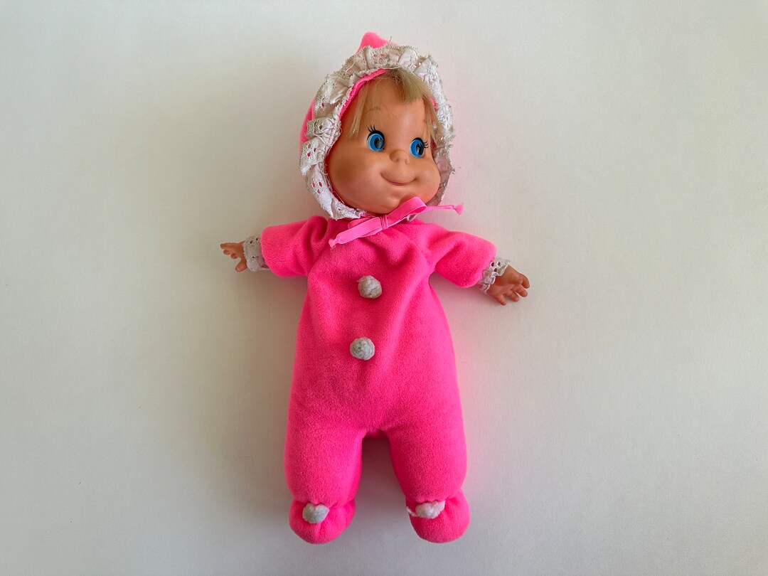 1970s Mattel Bitty Beans Pink Baby Doll Etsy