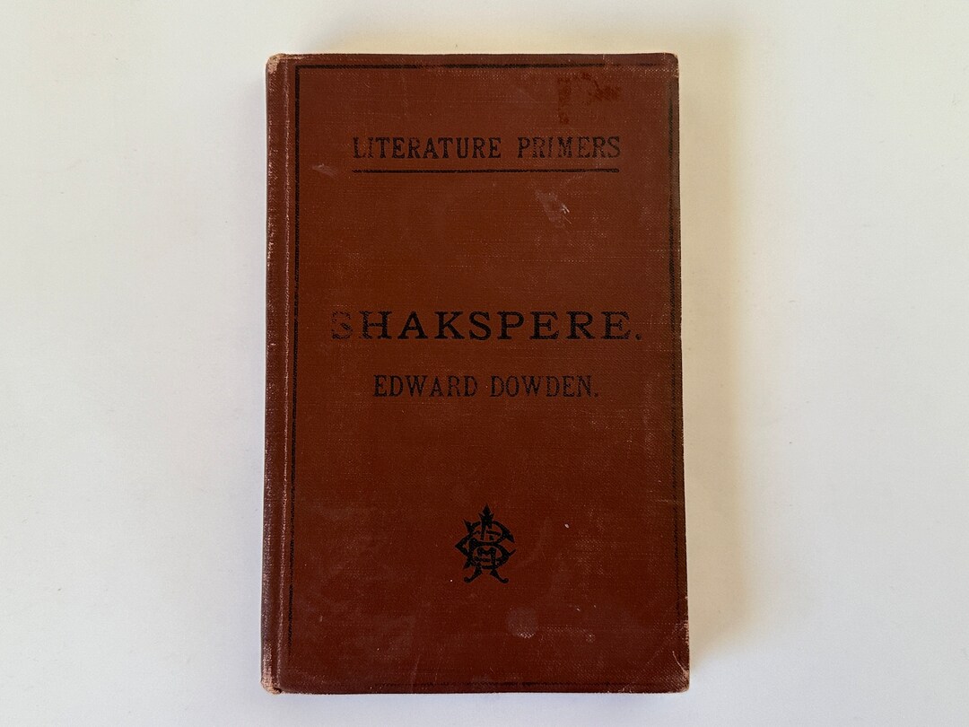 Literature Primers Shakespeare Shakspere by Edward Dowden Etsy