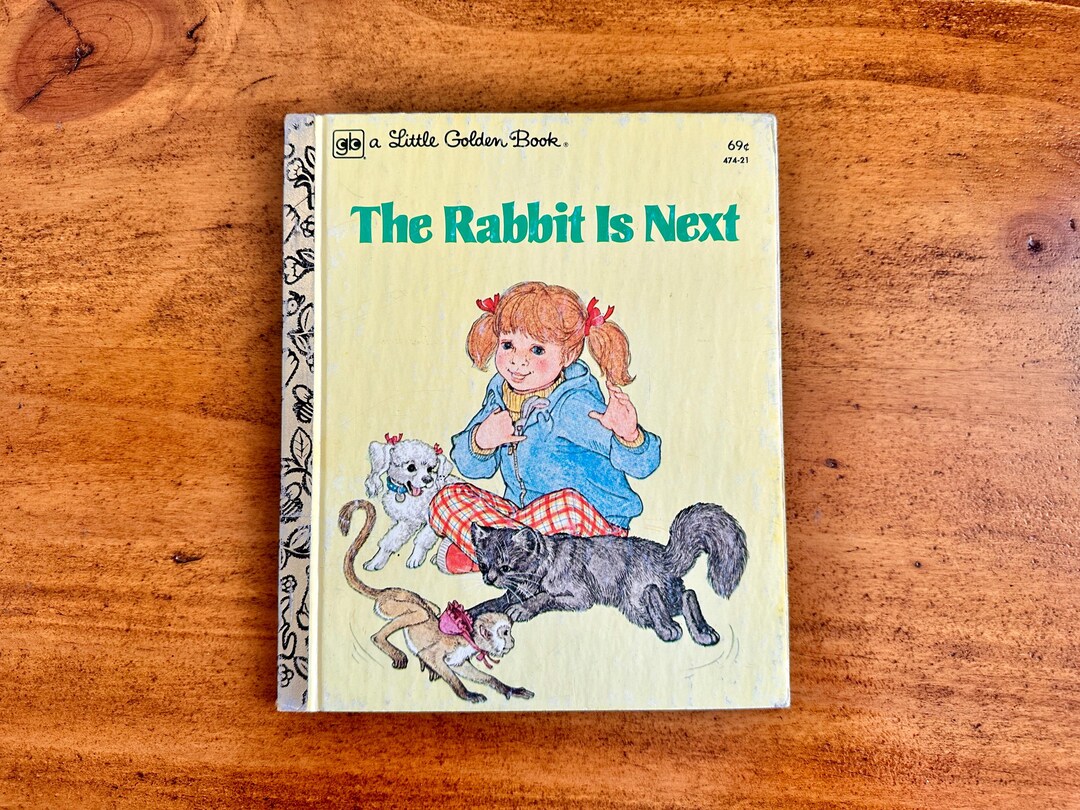 1980 2nd Printing of Little Golden Book the Rabbit is Next- as Is - Etsy