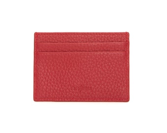 Card Holder Minimalist Wallet Women Leather, Slim Card Wallet Men, Personalized Leather Card Holder Case, Card Holder Luxury