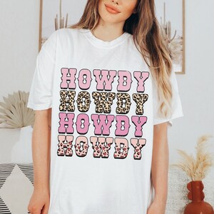 Howdy T-Shirt For Women - Southern Cowgirl Country Music Top - View #12