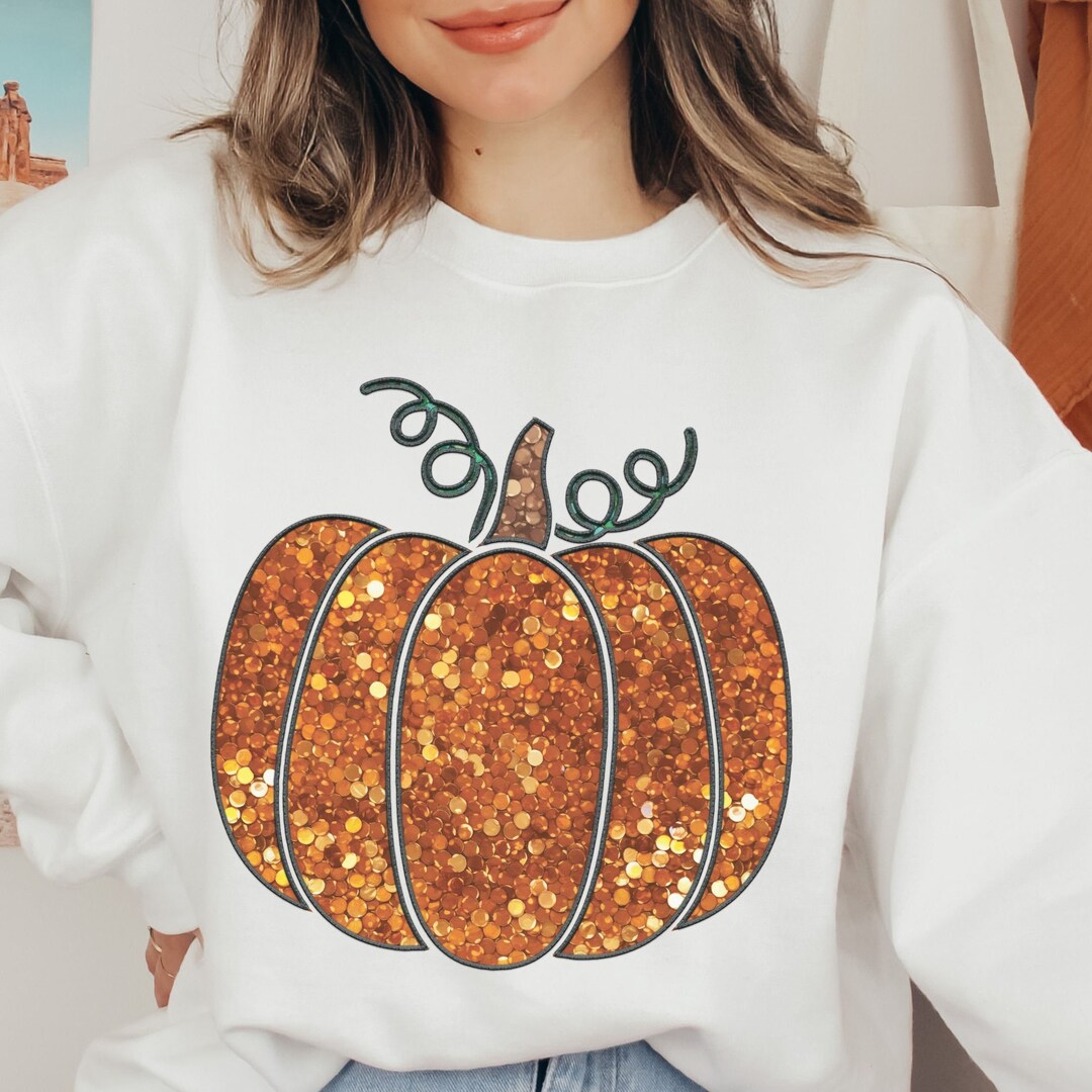 Cute Pumpkin Sweatshirt Funny Thanksgiving Oversized Sweater