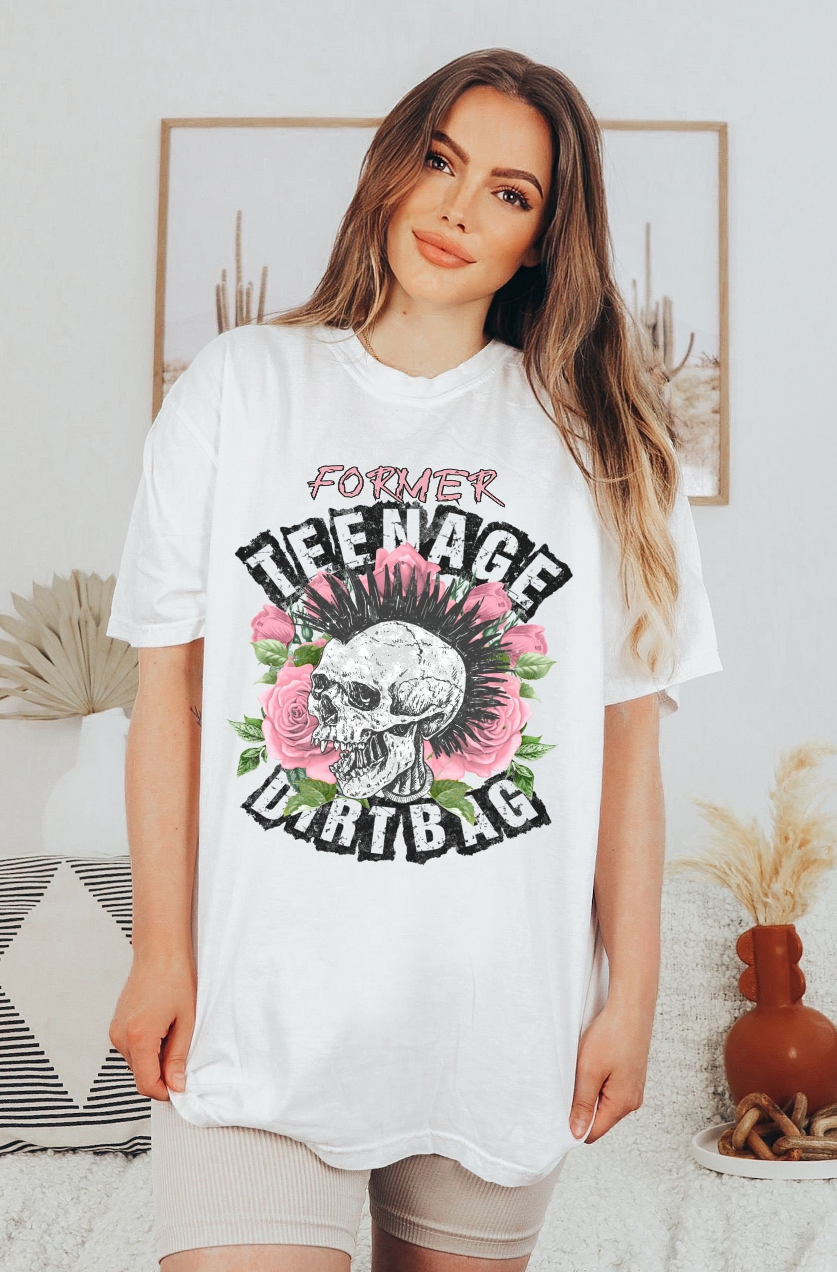 Teenage Dirtbag Shirt Grunge Punk Rock Graphic Tee Vintage