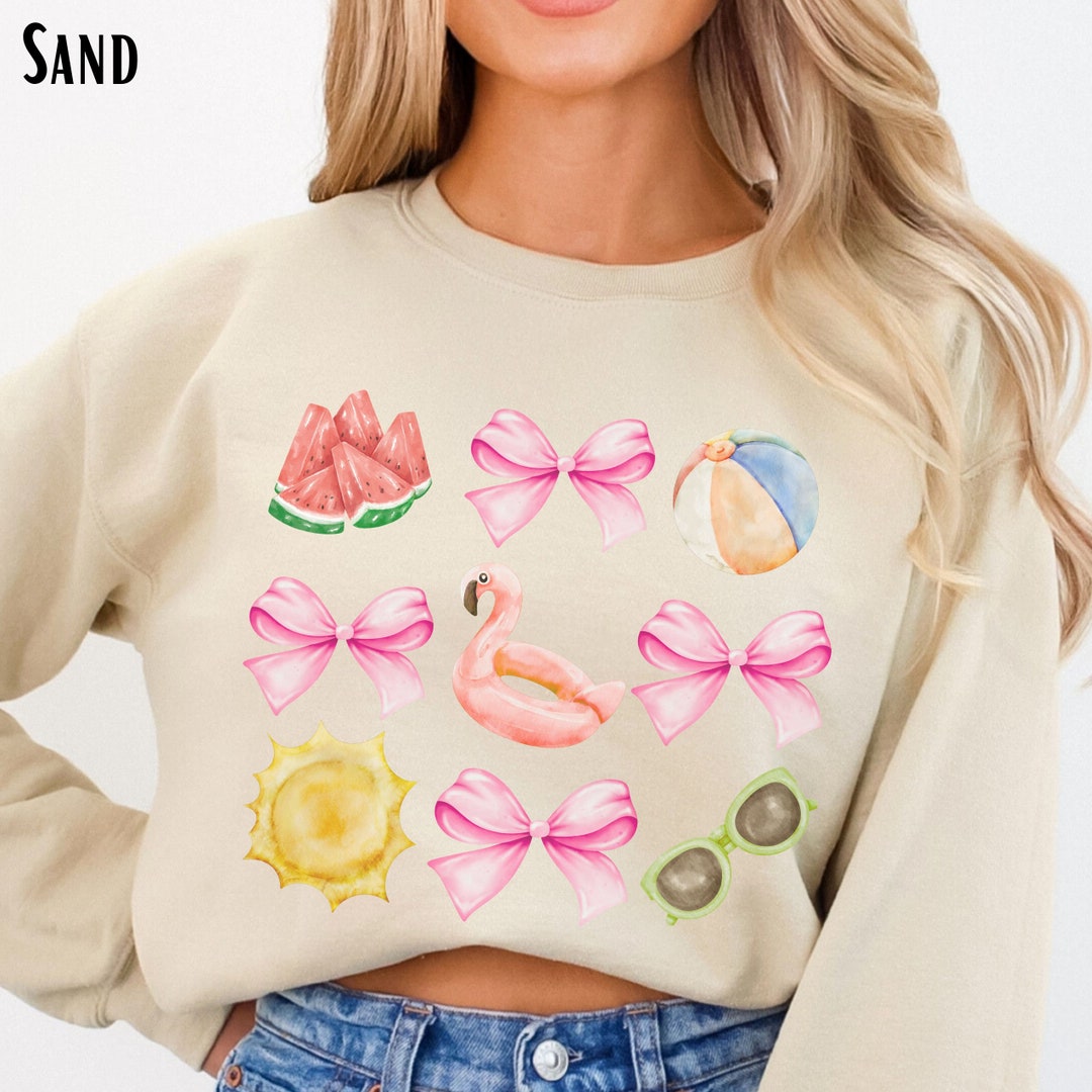 Coquette Summer Sweatshirt Cute Beachy Sweater Retro Coconut VSCO coquette-summer-sweatshirt-cute-beachy-sweater-retro-coconut-vsco