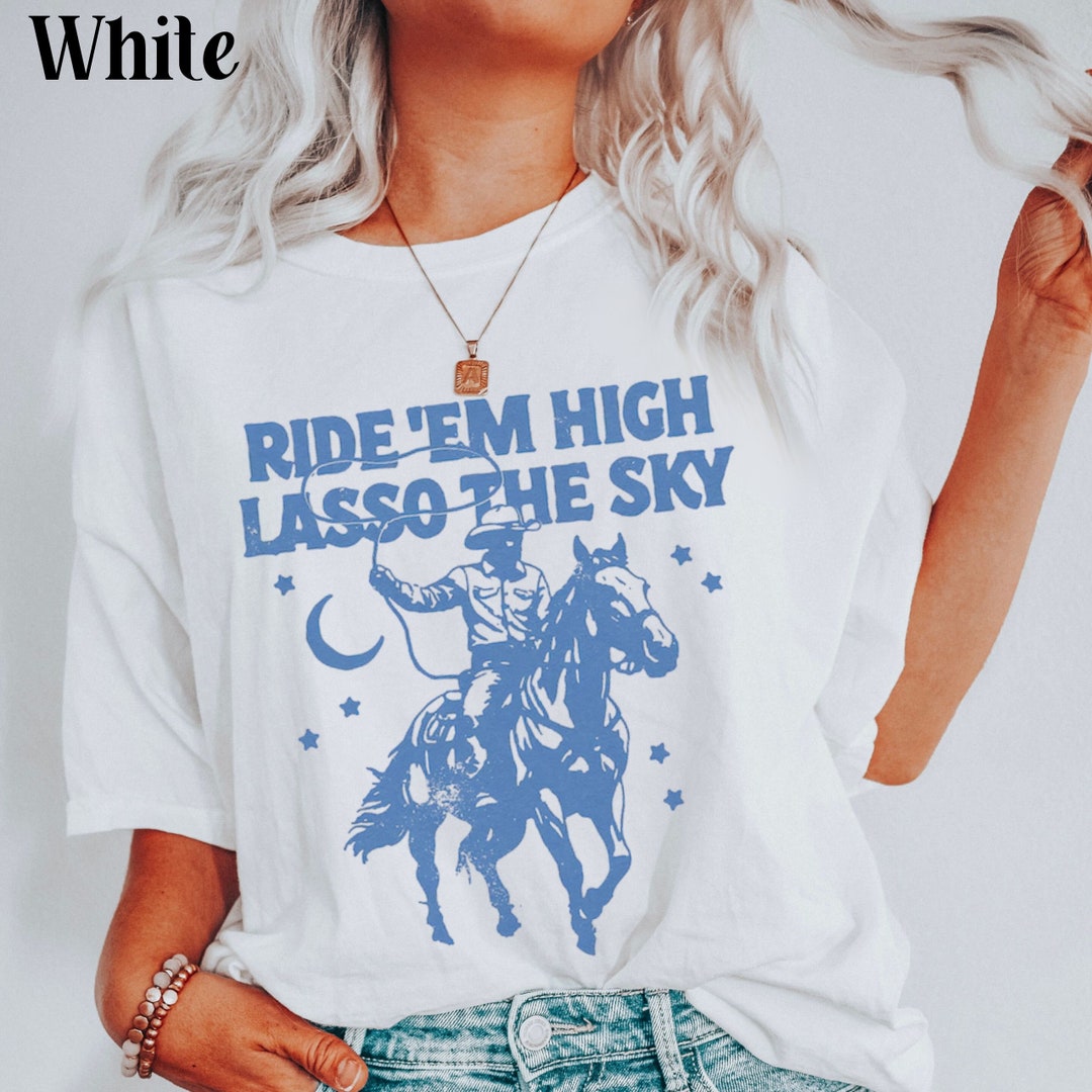 Brooks & Dunn Ride Em High Ride Em Low Ride Em High Shirt Vintage Cowboy Tshirt Cute Retro Rodeo Cowgirl