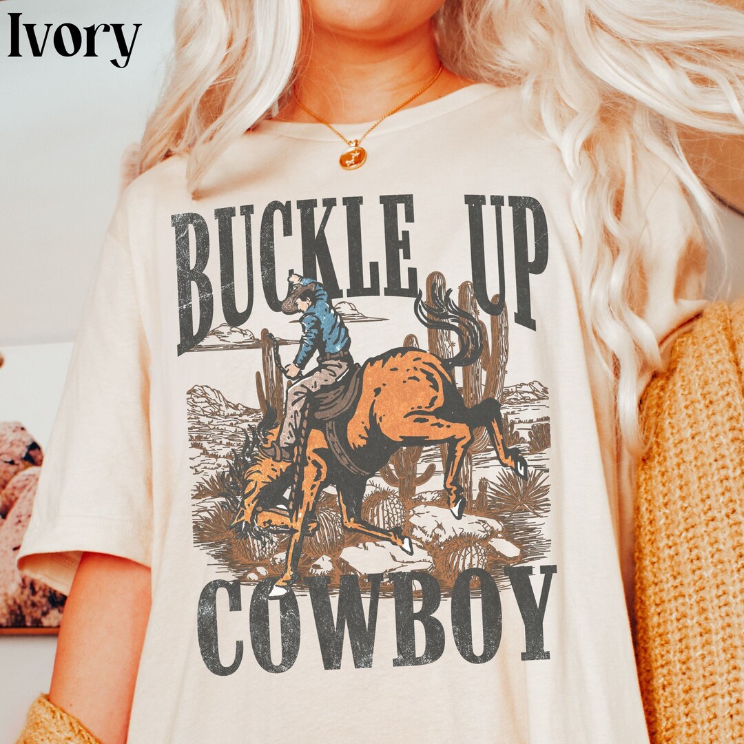 'Buckle Up Cowboy' Cocktail-Servietten - 100 Stück, 11,4x11,4 Cm, Western-Design Für Partys