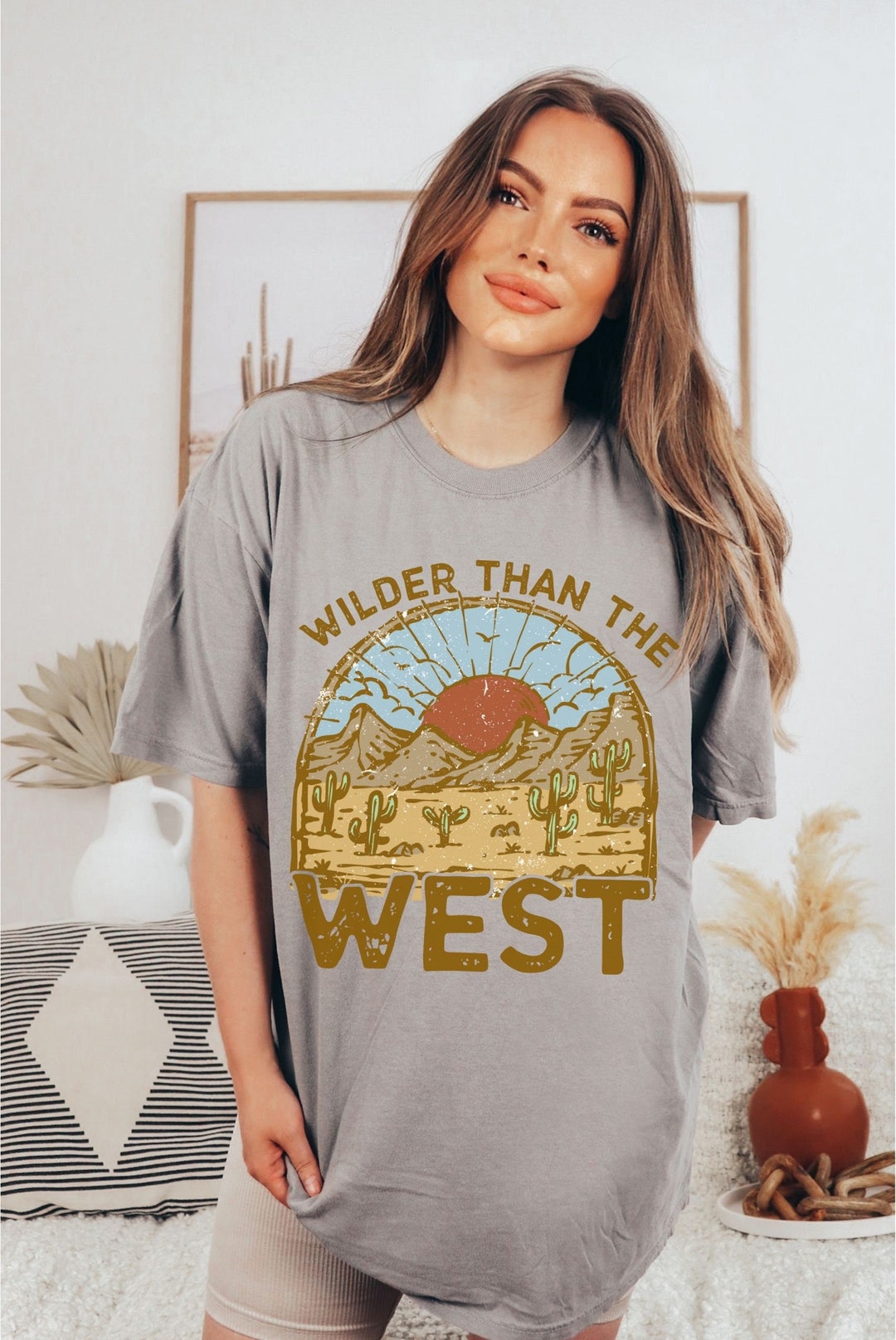 Wilder Than The West Sweatshirt - Natural Heather main image 0