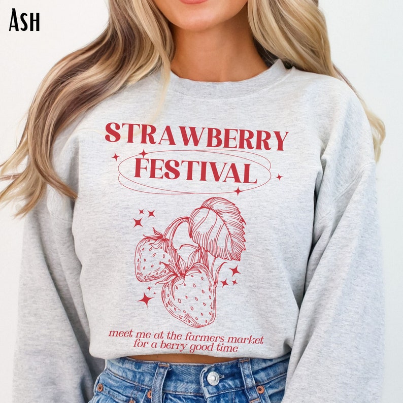 Babysprouts Raglan Sweatshirt - Farm Fresh Strawberries
