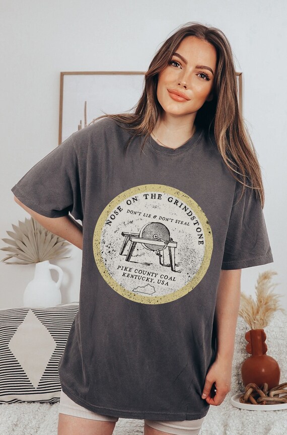 Nose On The Grindstone Shirt Cute Cowgirl Tshirt Country Music Tshirt for Country Concert Western Graphic Tee Nashville Trip Comfort Colors