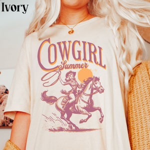 Coastal Cowgirl Shirt Cute Vintage Beachy Summer Tshirt Retro Country Western Rodeo Cowboy Tee Trendy Aesthetic Clothing Gift Comfort Colors