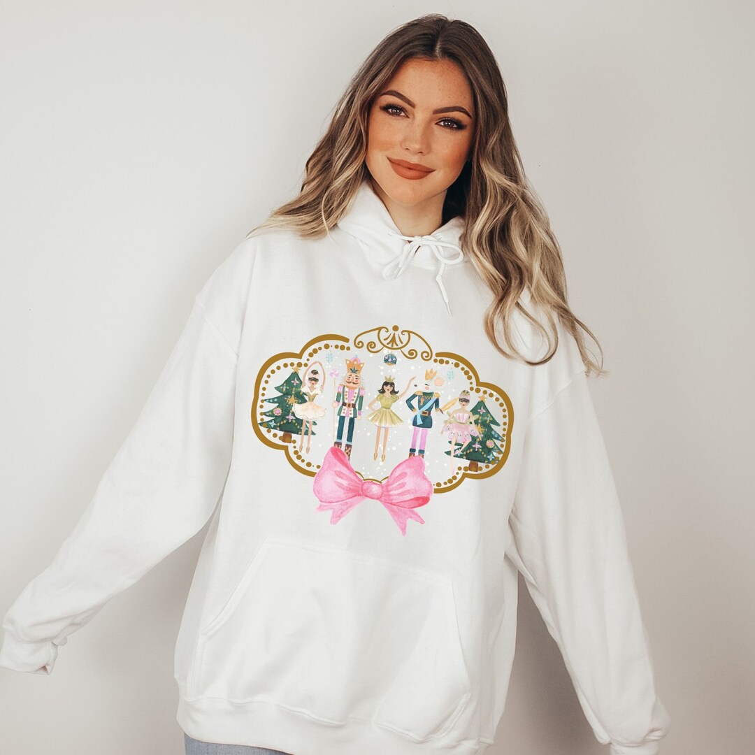 Holiday Traditions Colorful Nutcracker Printed Loose Sweatshirt main image 1