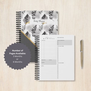 Undated Daily Planner | Customizable |