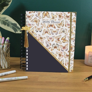 2026 datiert Wochenplaner | Anpassbares Layout und Cover | Wildtiere