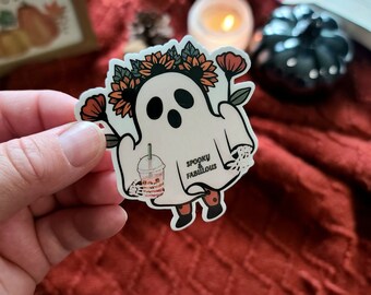 Halloween Die Cut Sticker  |  Waterproof