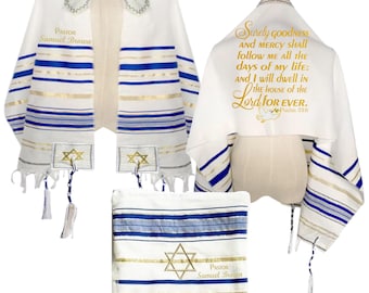 Chal de oración personalizado, talit mesiánico cristiano, regalo de consuelo inspirado en la fe para hombres y mujeres