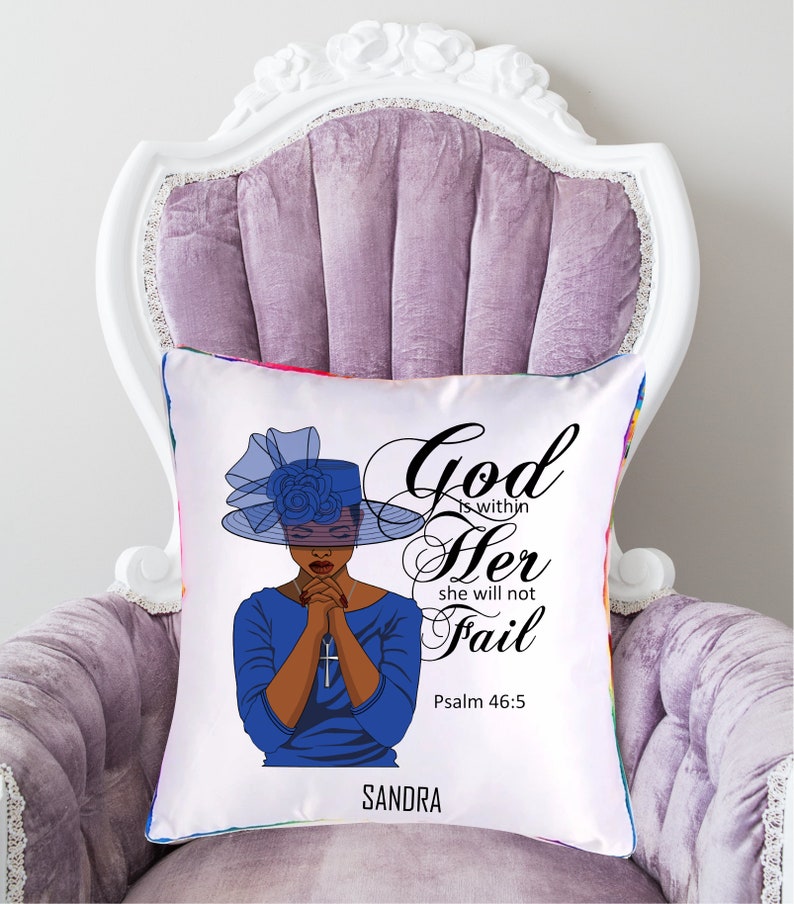 Personalized Prayer Pillow With Insert Christian Gifts Throw Pillow With Insert Accent Pillow