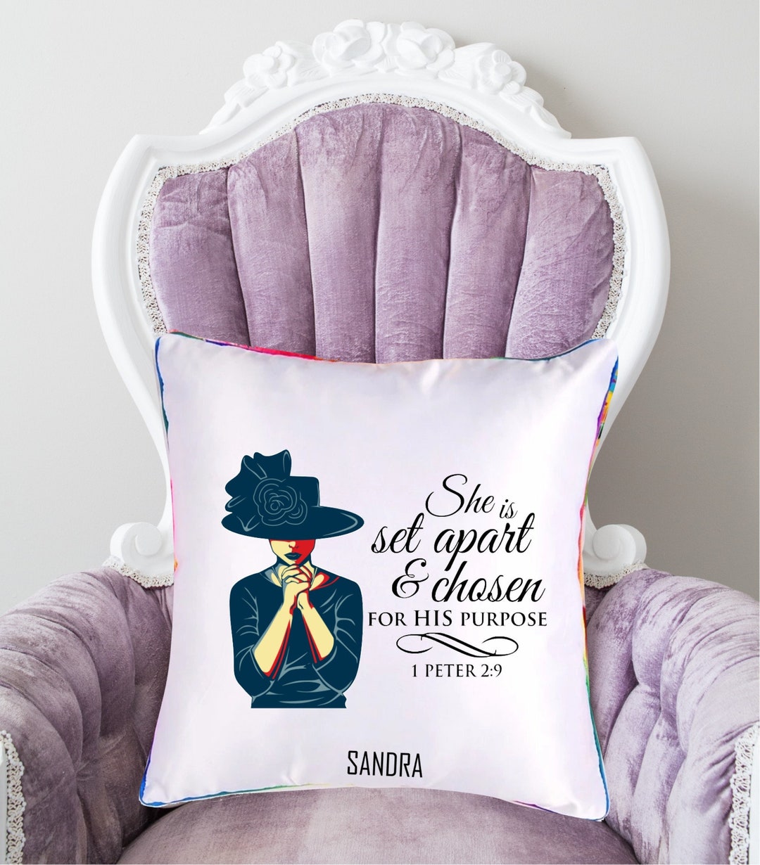 Personalized Prayer Pillow With Insert Christian Gifts Throw Pillow