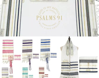 Christian Prayer Shawl PERSONALIZED with your Name & Bible verse|Custom Made Prayer Shawl|Church Gift|Religious Gift|Prayer Shawl with words