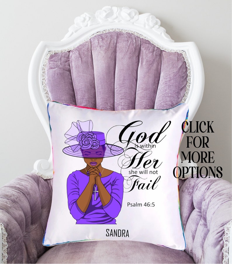 Personalized Prayer Pillow With Insert Christian Gifts Throw Pillow