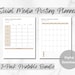 Printable Weekly Social Media Planner, Printable Social Media Planner ...