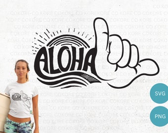 Aloha Svg , Aloha PNG, Hawaii Svg, Ai, Digital Download Decal Stickers