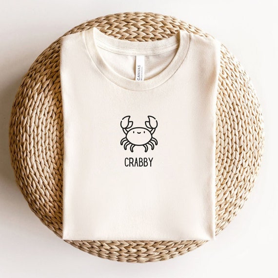 Crabby Crab Shirt, hermit crab, coastal tshirt, marine biology, cruise shirt, beach lift t-shirt, nautical ocean gift