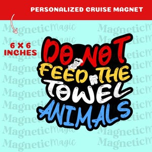 Towel Animal Cruise Magnet: Funny Fish Extender Gift