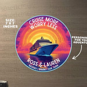 Custom Cruise Magnet: Personalized Stateroom Door Decoration