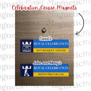 Custom Cruise Celebration Magnet| Cruise 2025| Birthday Magnet | Retirement Cruise Magnet| Cruise Keepsake Magnet| Honeymoon Cruise Magnet