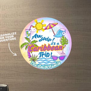 Personalized Graduation Cruise Magnet: Celebration Keepsake