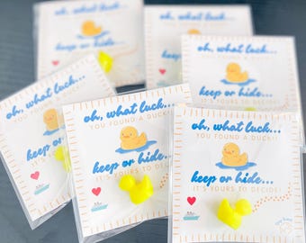 Prepackaged Cruise Duck Exchange Set | Vacation Cruising Ducks for Hiding