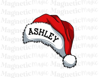 Imán personalizado para crucero navideño: Decoración para la puerta del camarote con gorro de Papá Noel