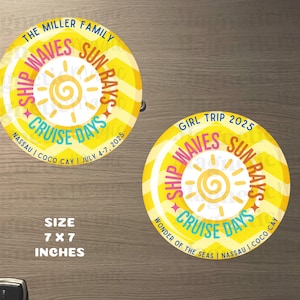 Custom Cruise Door Magnet| Magnet for Cruise| Fun Stateroom Magnet| Cruise Magnet Door| Ship Magnet| Cruise Days Magnet